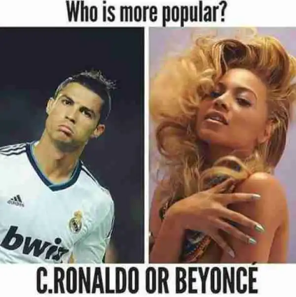 C. Ronaldo Vs Beyonce: Who Is More Popular?